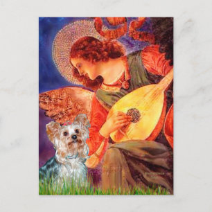 Yorkshire Terrier (T) - Mandolin Angel Postcard