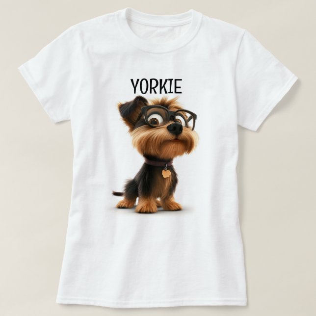 Yorkshire Terrier T-Shirt (Design Front)