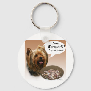 Yorkshire Terrier Turkey Keychain