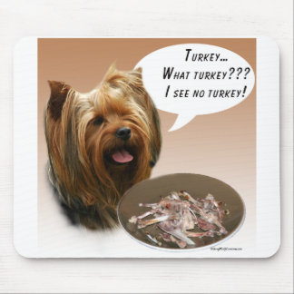 Yorkshire Terrier Turkey Mouse Pad