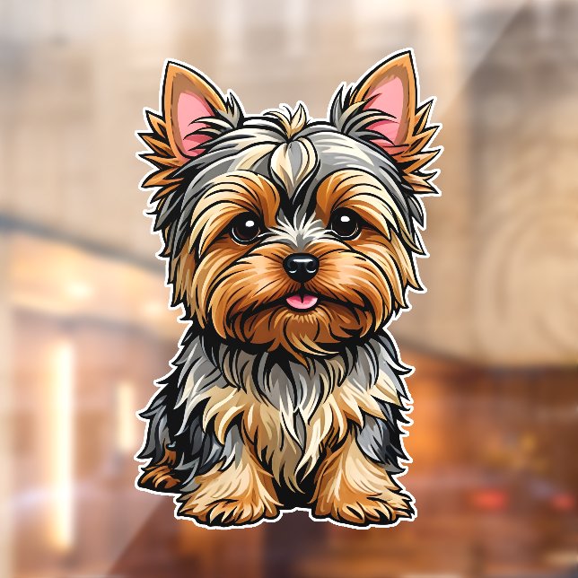 Yorkshire Terrier Window Cling (Sheet 2)