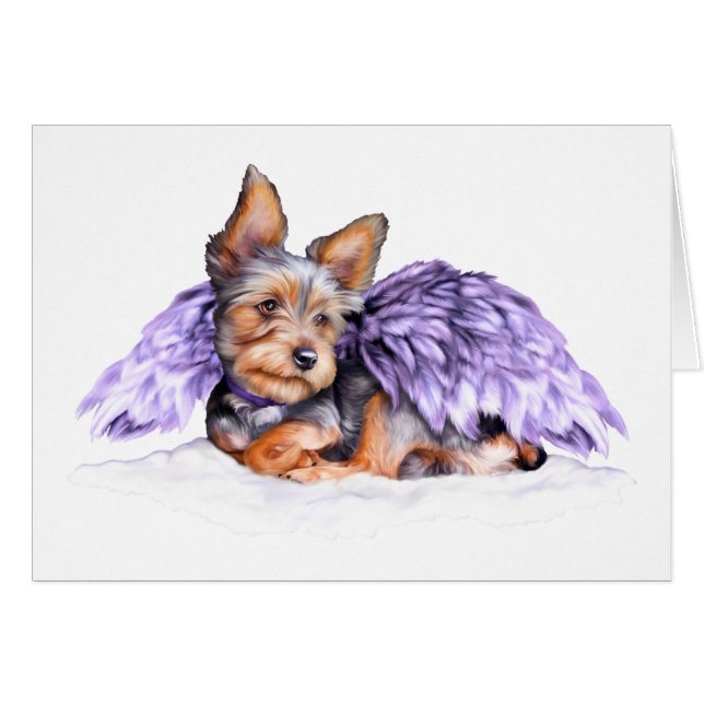 Yorkshire Terrier Yorkie Angel (Front Horizontal)