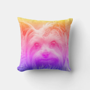 Yorkshire Terrier Yorkie Favourite Breed Throw Pillow