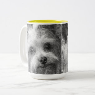 Yorkshire Terrier Yorkie Favourite Breed Two-Tone Coffee Mug