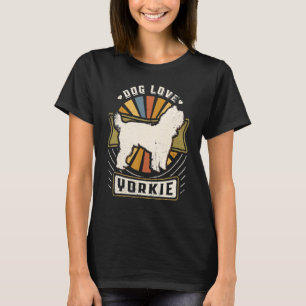 Yorkshire Terrier Yorkie Vintage Classic Retro Dog T-Shirt