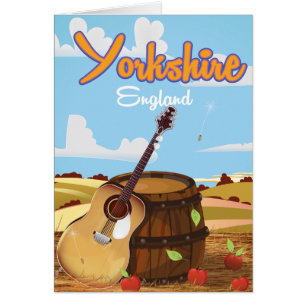 Yorkshire vintage travel poster