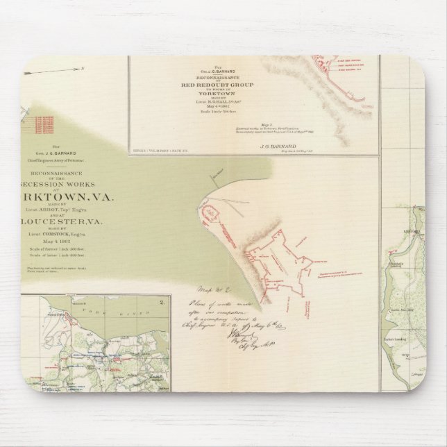 Yorktown, Gloucester, Va Mouse Pad (Front)