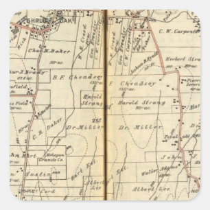 Yorktown, New York 4 Square Sticker