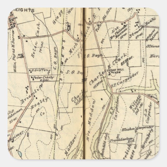 Yorktown, New York 6 Square Sticker (Front)