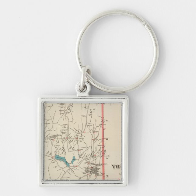 Yorktown NY Keychain (Front)