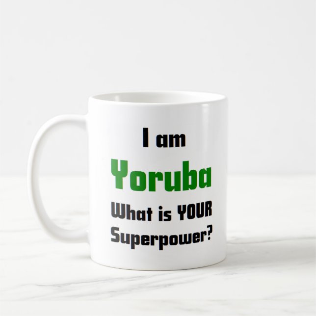 yoruba coffee mug (Left)