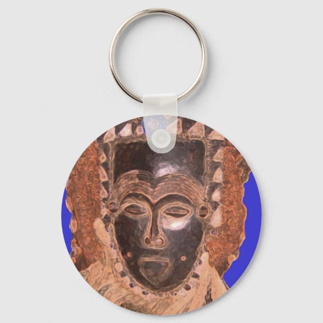 YORUBA MASK KEYCHAIN (Front)