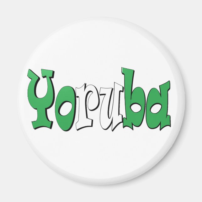 Yoruba (Nigerian Flag) Magnet (Front)