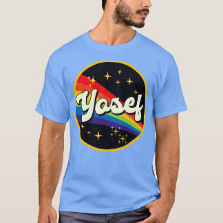 Yosef Rainbow In Space Vintage Style T-Shirt