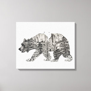 Yosemite Bear Canvas Print