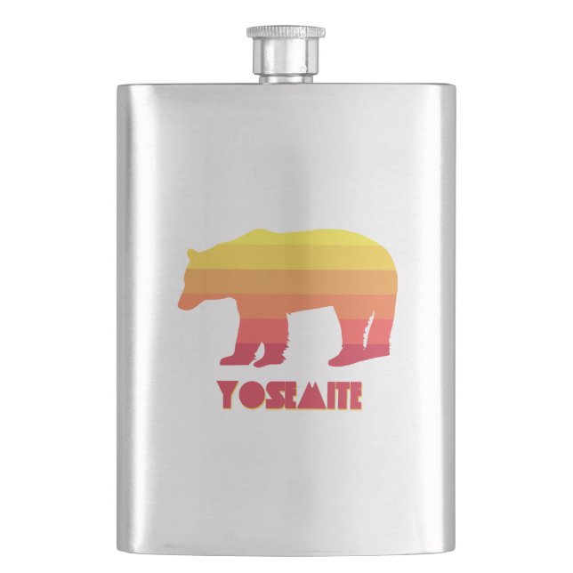 Yosemite Bear Hip Flask (Front)