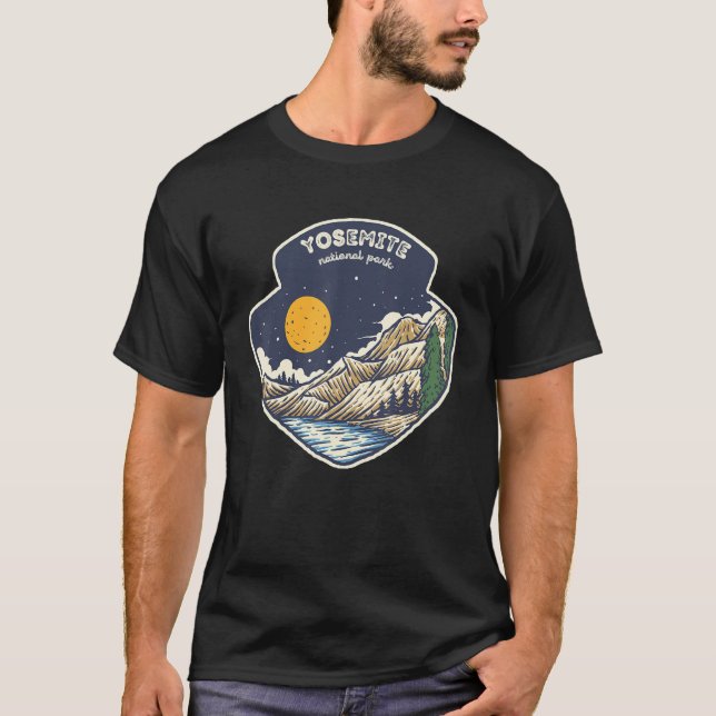 Yosemite California National Park T-Shirt (Front)