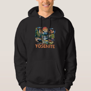 Yosemite California Nature Park Outdoors Lover Fun Hoodie