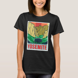 Yosemite California Souvenir National Park Hiking T-Shirt