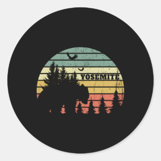 Yosemite Camg Classic Round Sticker