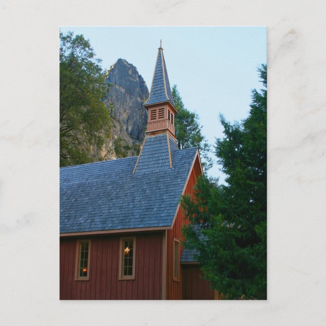 Yosemite Chapel Postcard (Front)