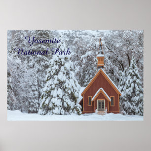 Yosemite Chapel Poster