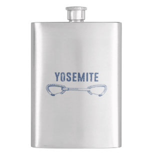 Yosemite Climbing Quickdraw Hip Flask
