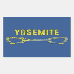 Yosemite Climbing Quickdraw Sticker