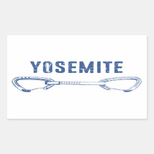 Yosemite Climbing Quickdraw Sticker