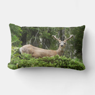 Yosemite Deer Nature Photography Lumbar Pillow