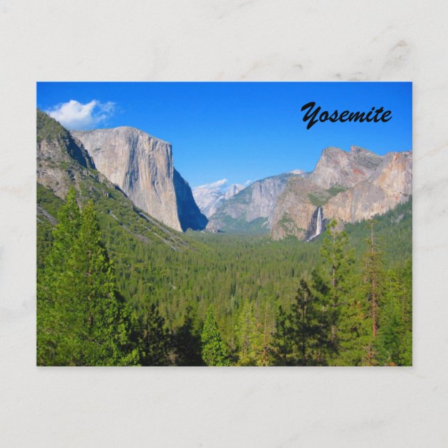 yosemite dome postcard (Front)