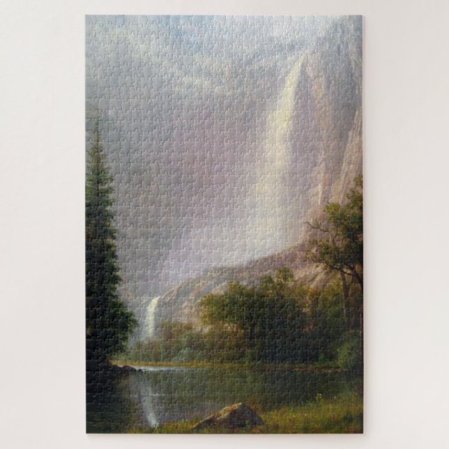 Yosemite Falls, Albert Bierstadt Jigsaw Puzzle (Vertical)