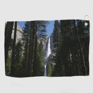 Yosemite Falls and Woods Landscape Photography Golf Towel
