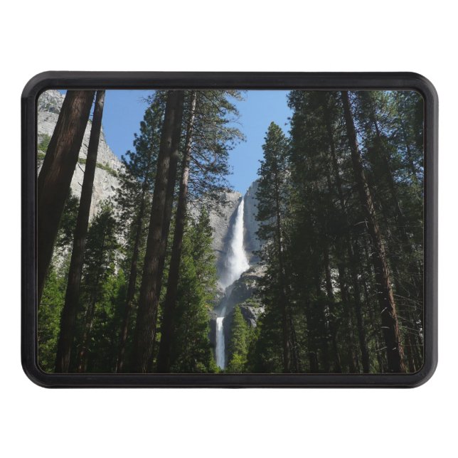 Yosemite Falls and Woods Landscape Photography Trailer Hitch Cover (Front)