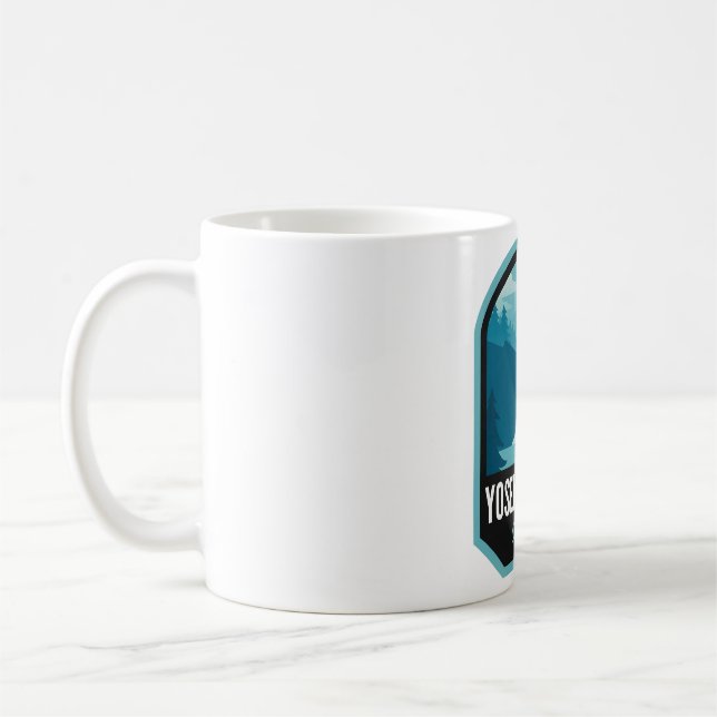 Yosemite Falls California Coffee Mug (Left)