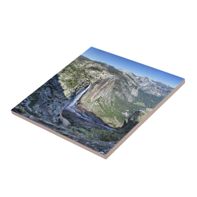 Yosemite Falls from Eagle Tower - Yosemite Tile (Side)