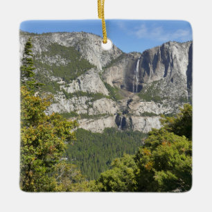 Yosemite Falls from Four Mile Trail Ceramic Ornament