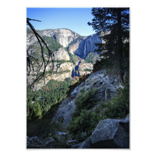 Yosemite Falls from the Four Mile Trail - Yosemite Photo Print