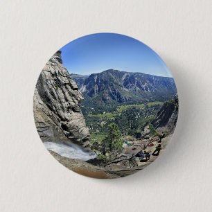 Yosemite Falls from the Lookout - Yosemite 2 Inch Round Button