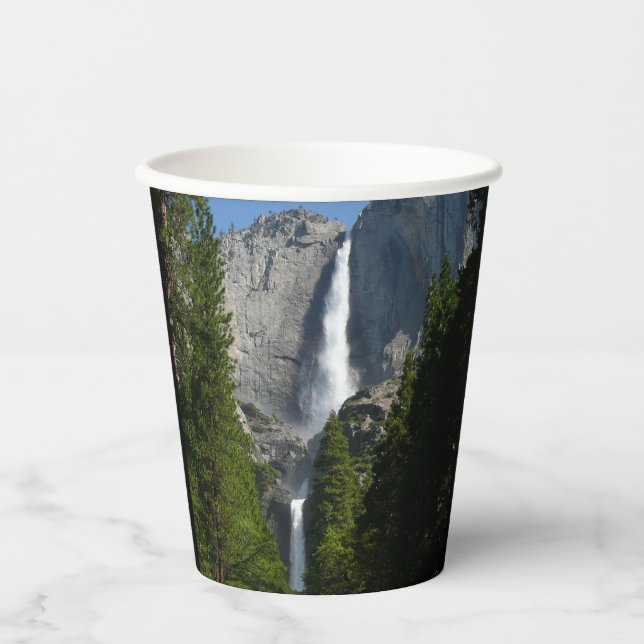 Yosemite Falls II from Yosemite National Park Paper Cups (Front)