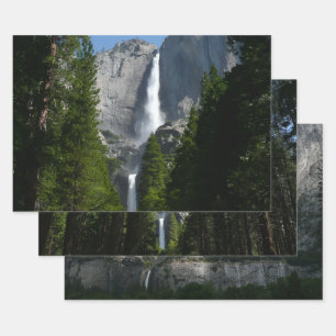 Yosemite Falls II from Yosemite National Park Wrapping Paper Sheet