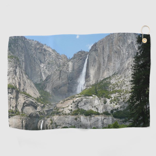 Yosemite Falls III from Yosemite National Park Golf Towel (Horizontal)