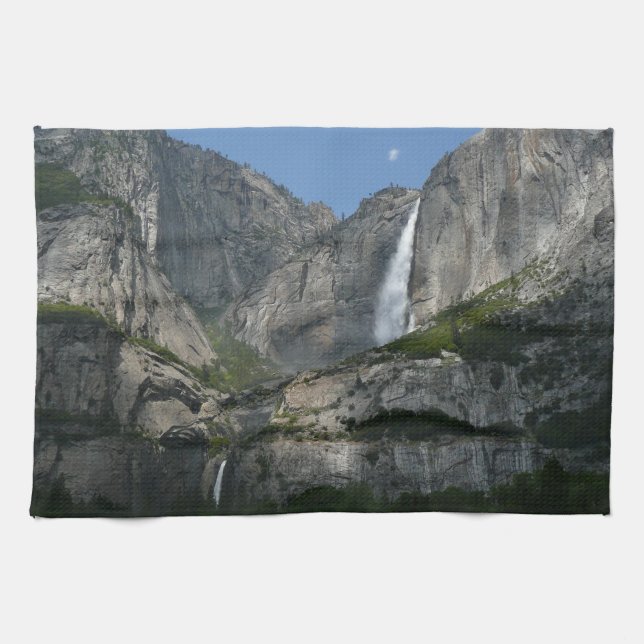 Yosemite Falls III from Yosemite National Park Kitchen Towel (Horizontal)