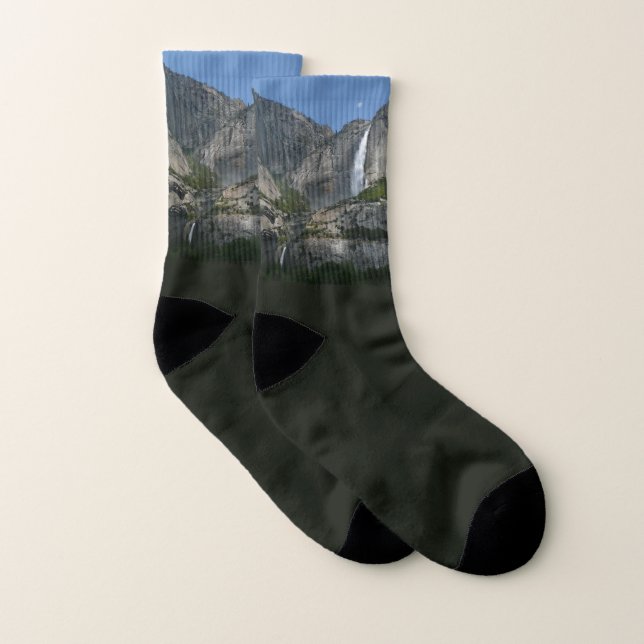 Yosemite Falls III from Yosemite National Park Socks (Pair)