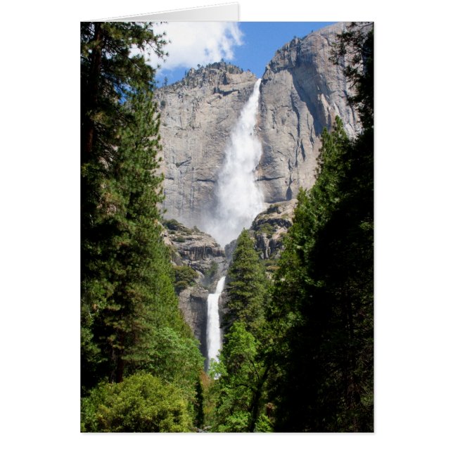 Yosemite Falls in May (Custom Message) (Front)