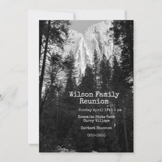 Yosemite Falls Invitation