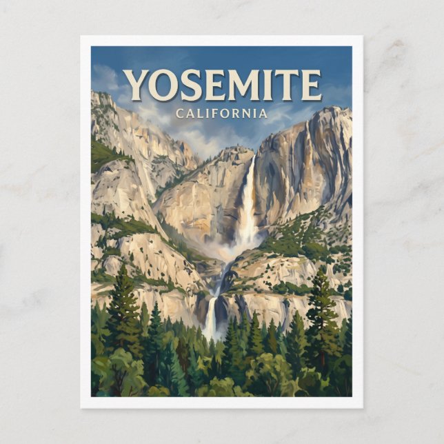 Yosemite Falls Postcard (Front)