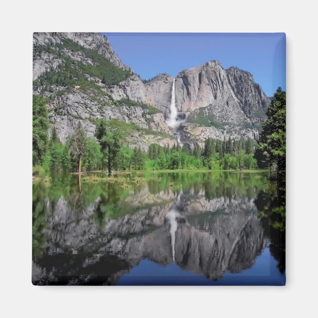 Yosemite Falls Reflection Magnet (Front)