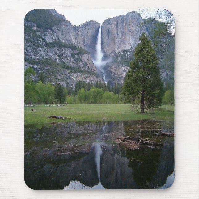 yosemite falls reflection mouse pad (Front)