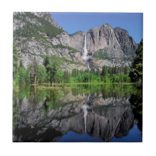 Yosemite Falls Reflection Tile